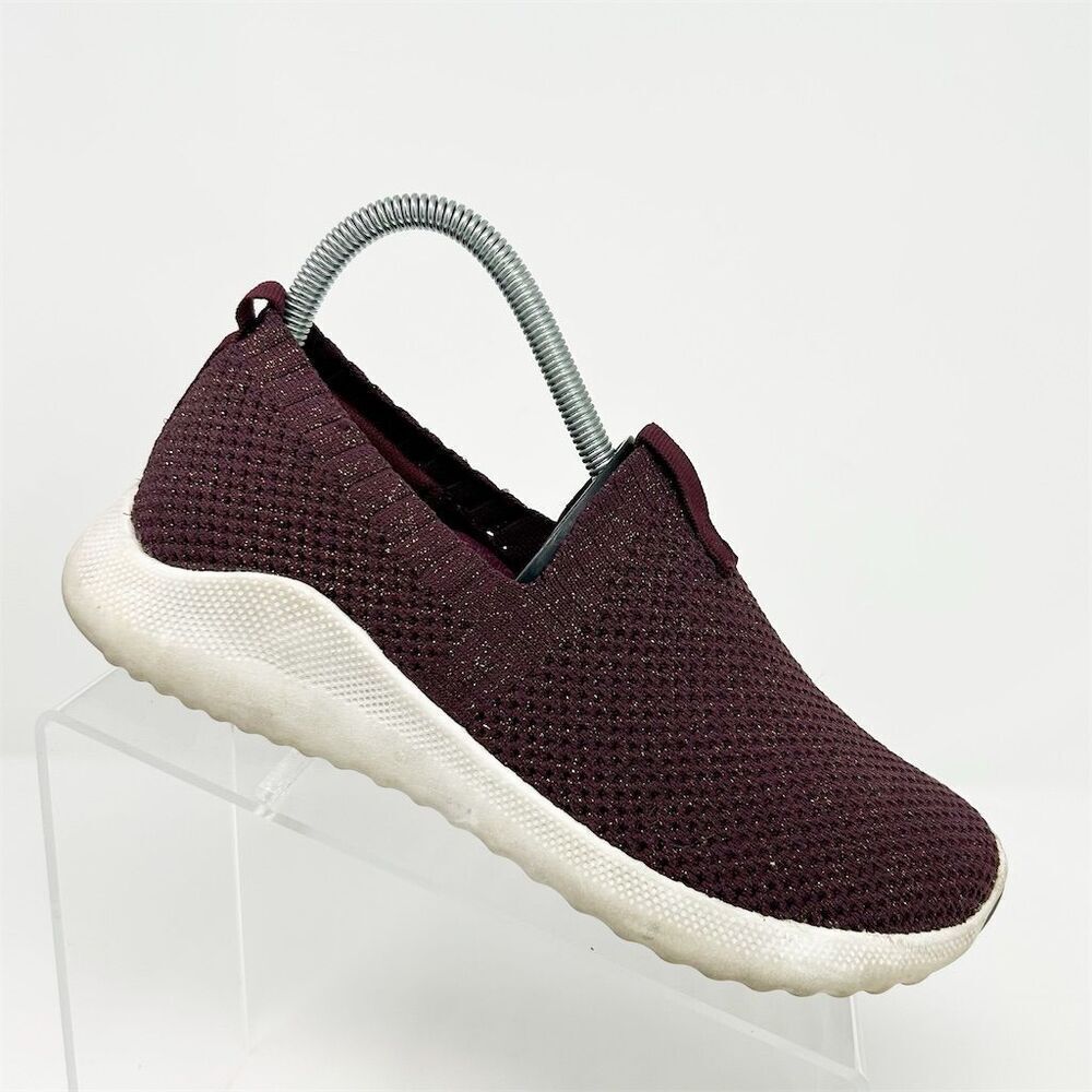 Aetrex Women's Slip-On Sneakers Size 7 Red Purple Arch Support Casual Comfort